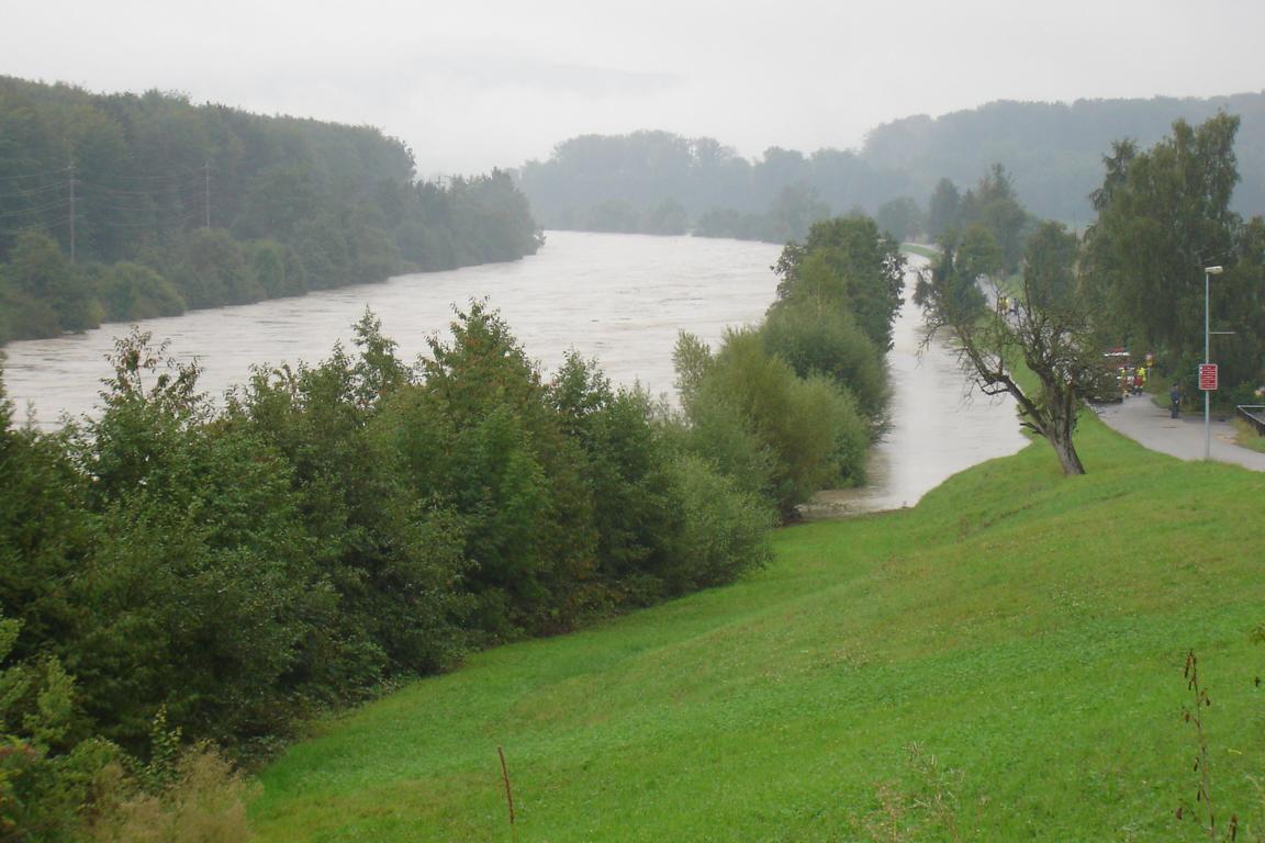 Starkregen 22.8.2005 Hagneckkanal 08